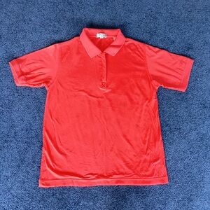 HanaSports Classic Red Short Sleeve Polo - Small